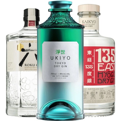 Set 135 East Hyogo + Ukiyo + Roku 2,1 l (set 1 x 0.7 l, 1 x 0.7 l, 1 x 0.7 l)