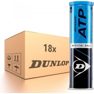 Dunlop Тенис топки Dunlop ATP - 18 x 4B