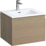 Laufen Pro S - Шкафче с умивалник, 60x50 см, 1 чекмедже, светъл дъб H8609614791041 (H8609614791041)