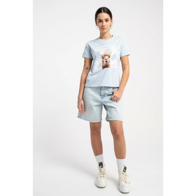 Reporter Young Dívčí světle modré džínové šortky světle modrá