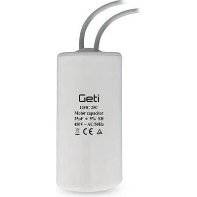 GETI GMC 25C Kondenzátor rozběhový motorový 25uF 450V