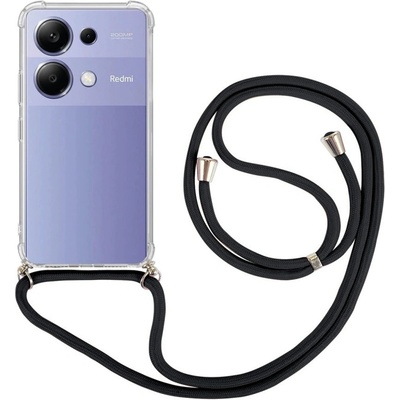 TopQ Xiaomi Redmi Note 13 Pro s černou šňůrkou průhledný 121818