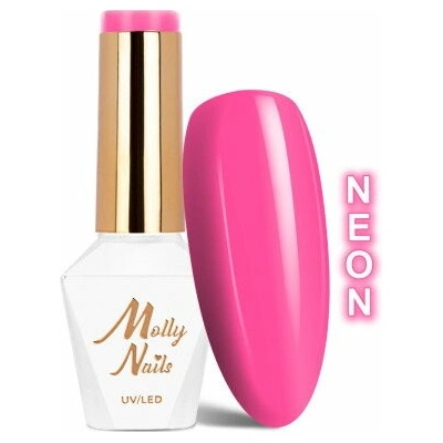 Molly Nails Fancy Fashion Splash Of Pink Neon Gel Polish No. 332 8 g