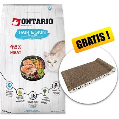 Ontario Cat Hair & Skin Salmon 6,5 kg
