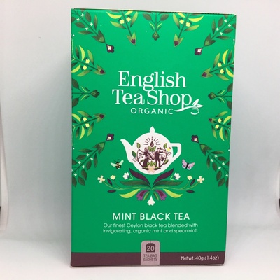 English Tea Shop Černý Čaj s Mátou Mandala 20 sáčků