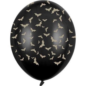 Party Deco Латексови Балони, Черни с Прилепи