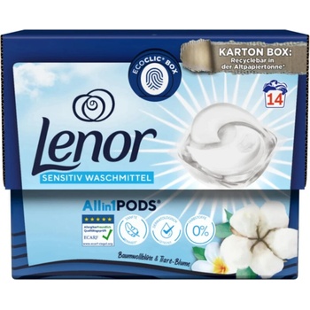 Lenor Pods Kapsuly All in 1 Sensitive 14 PD