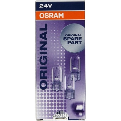 OSRAM Крушка OSRAM W5W, 24V, 5W, 50lm, 10 броя