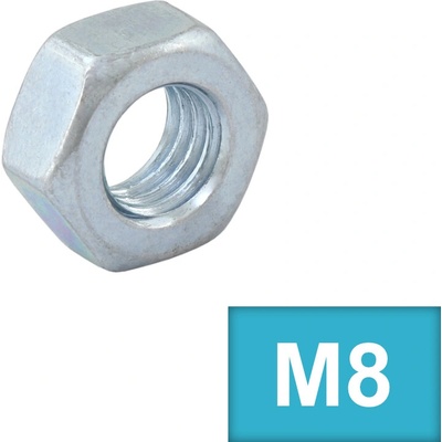 Matice M8 x 1,00 (DIN 934) Zn – Zbozi.Blesk.cz