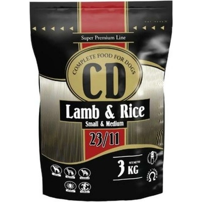 Delikan CD Adult Dog Small and Medium 23/11 Lamb and Rice 3 kg