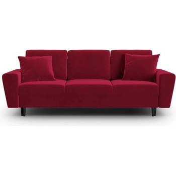 Cosmopolitan Design Червен кадифен разтегателен диван с място за съхранение 235 cm Kyoto - Cosmopolitan Design (COS_3SF_2_F1_KYOTO2)