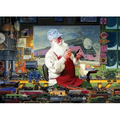 Cobble Hill - Puzzle Santa's Hobby - 1 000 piese