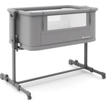 KinderKraft Бебешка кошара KinderKraft - Nestee Grow 2, Dark Grey (NEW024929) - baby