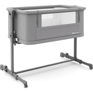 KinderKraft Бебешка кошара KinderKraft - Nestee Grow 2, Dark Grey (NEW024929) - baby