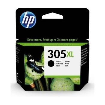 HP Оригиална касета за мастило Hewlett Packard 305XL Черен