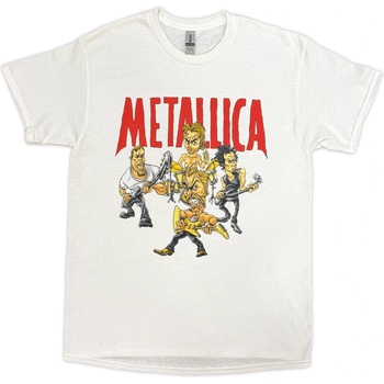Metallica Load Chavez Cartoon Uni White S Риза (METTS104MW01)