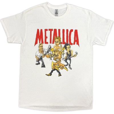 Metallica Load Chavez Cartoon Uni White S Риза (METTS104MW01)