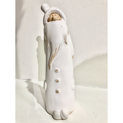 Děda mráz keramický 19,5 cm