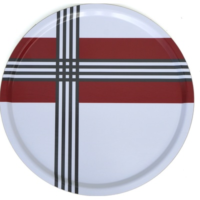 Born in Sweden Поднос за сервиране Cross Thin 46 см червен (7340309)