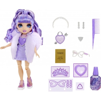 MGA Rainbow High Creative Crystals Violet Willow