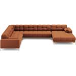 Cosmopolitan Design Ъглов диван в тухлен цвят (ляв ъгъл) Bali - Cosmopolitan Design (COS_UL_170_E1_BALI8)