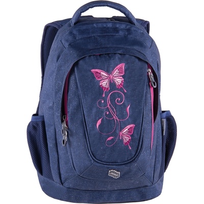 PULSE Раница Music Jeans Butterfly, синьо-розова (1095110578)