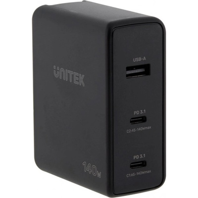 Unitek Зарядно устройство за мобилни устройства unitek p1115a Черно (p1115a)