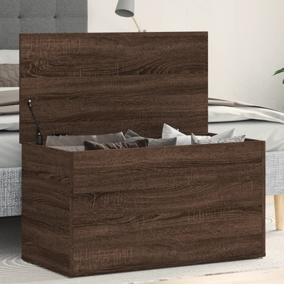 Nábytek XL 815194 úložná hnědý dub 84 x 42 x 46 cm kompozitní dřevo – Zboží Dáma