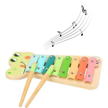 Image 1 of Tooky Toy Дървен ксилофон - Крокодилче