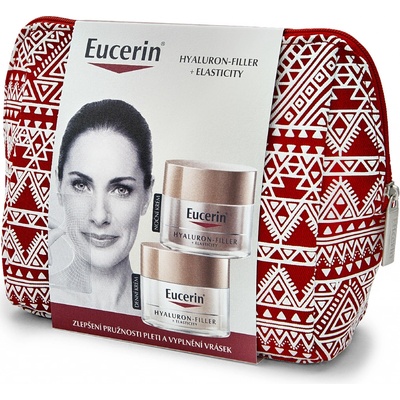 Eucerin Hyaluron-Filler + Elasticity denný krém 50 ml + nočný krém 50 ml darčeková sada