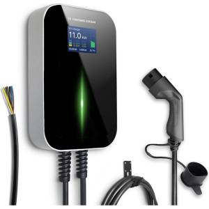 Besen Wallbox 11kW зарядна станция за електромобили, 6 м кабел, Тип 2 (BS20-BC-11KW)