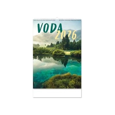 Nástěnný český Voda 2026
