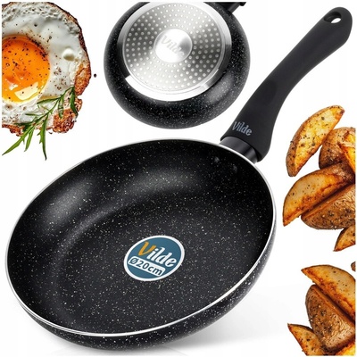 Vilde Tradiční pánev Black Line 20 cm granitová