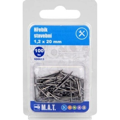 M.A.T. GROUP hřebík stavební 20x1,2mm (100ks) MAT600613