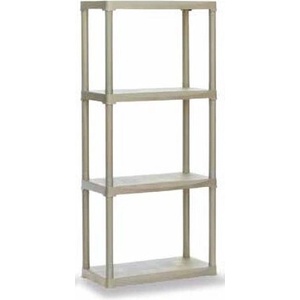  Стелаж pvc 60х30х133 4х20кг бежов 175422 (3514566)