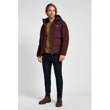 Lee PUFFER JACKET VELVET BEET 112355679 Bordová