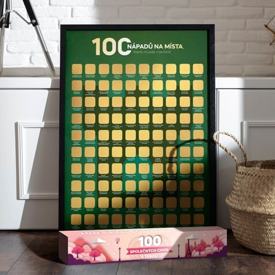 Stírací plakát na místa 100 nápadů – Hledejceny.cz