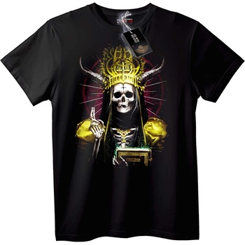 NOONEBRAND Тениска Черепът крал - 6XL, Black