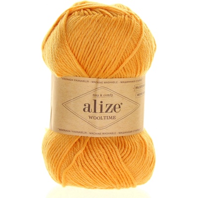 Alize Wooltime pískově žlutá 423