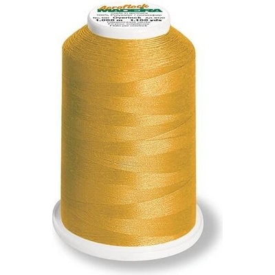 Overlockové nitě PES Madeira Aeroflock 100 (1000m) chemlonové barva 8700 gold