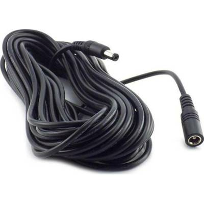 EZVIZ prodlužovací venkovní napájecí kabel k IP kamerám/ 1× DC 5,5 mm male/ 1× DC 5,5 mm female/ délka 10m/ černý