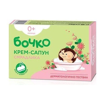 Бочко Бебешки крем-сапун със смрадлика х75 грама