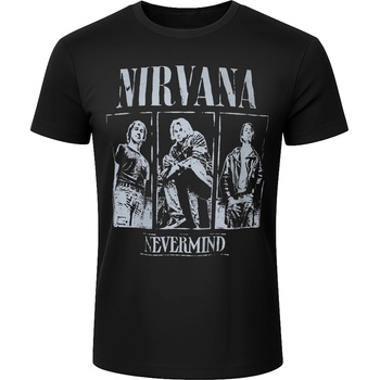 ROCK OFF мъжка тениска Nirvana - Nevermind Tracklist - BL - Carbon - ROCK OFF - NIRVCBN100MB