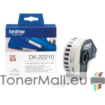 Image 1 of Brother Roll White Continuous Length Paper Tape Brother DK-22210