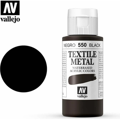 Vallejo Textil Color Metal 550 Black Metal 60 ml
