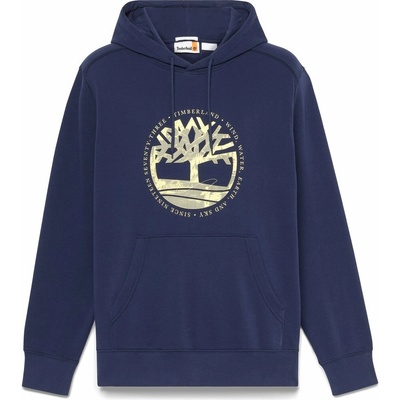 TIMBERLAND Tree Logo Lake House Graphic Hoodie Peacoat