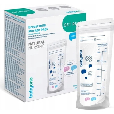 BabyOno vrecká na materské mlieko s indikátorom tepla 350 ml 20 ks