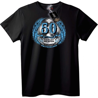 NOONEBRAND Тениска 50-годишнина на Harley-Heaven - 7XL, Black