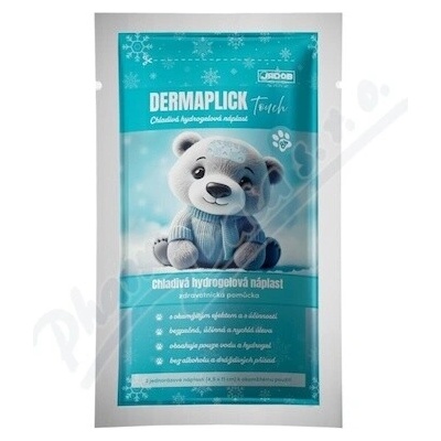 JADOB DERMAPLICK Touch chladivá hydrogélová náplasť 4,5 x 11 cm 2 ks