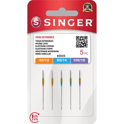 Jehly Singer 2045 - 80/12, 90/14, 100/16 - 5 ks - Stretch